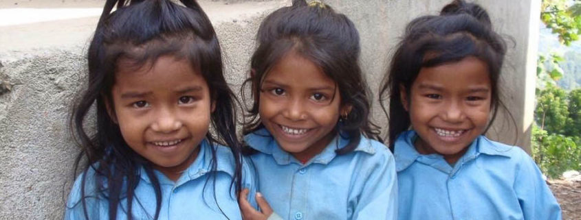 Schoolkinderen Nepal