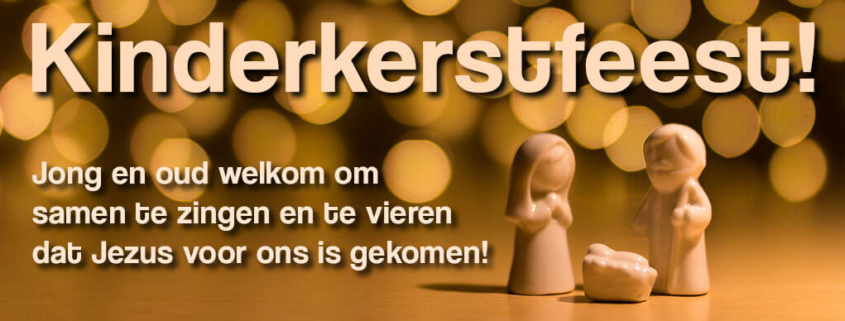 Kinderdienst kerstfeest Emmeloord 2019