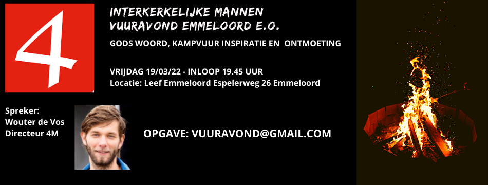 Interkerkelijke mannen vuuravond