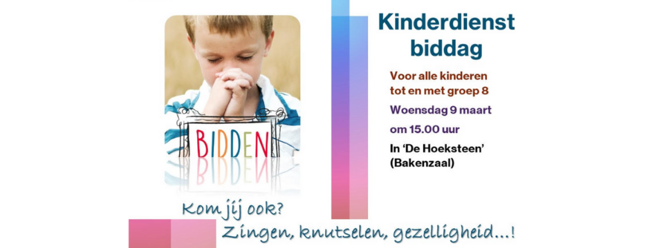Kinderbiddag | Blijven bidden