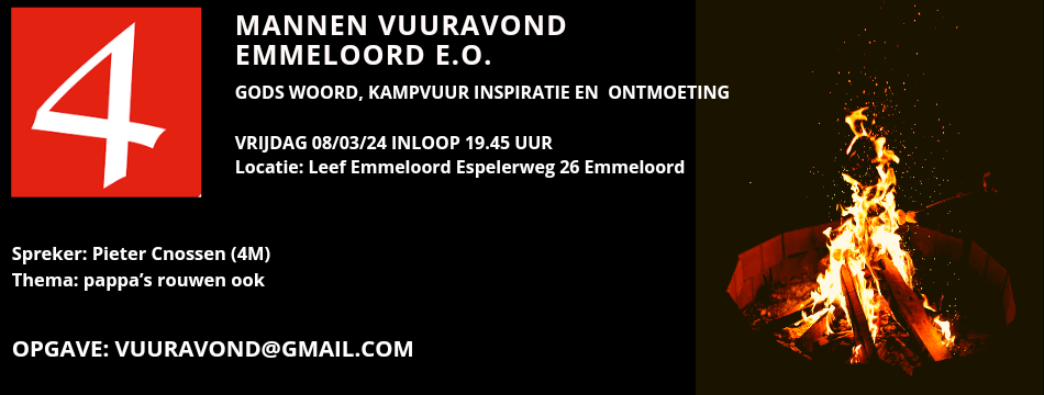 Interkerkelijke mannen vuuravond