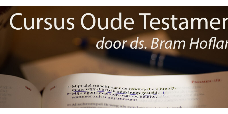 Bijbelleesrooster bij cursus OT